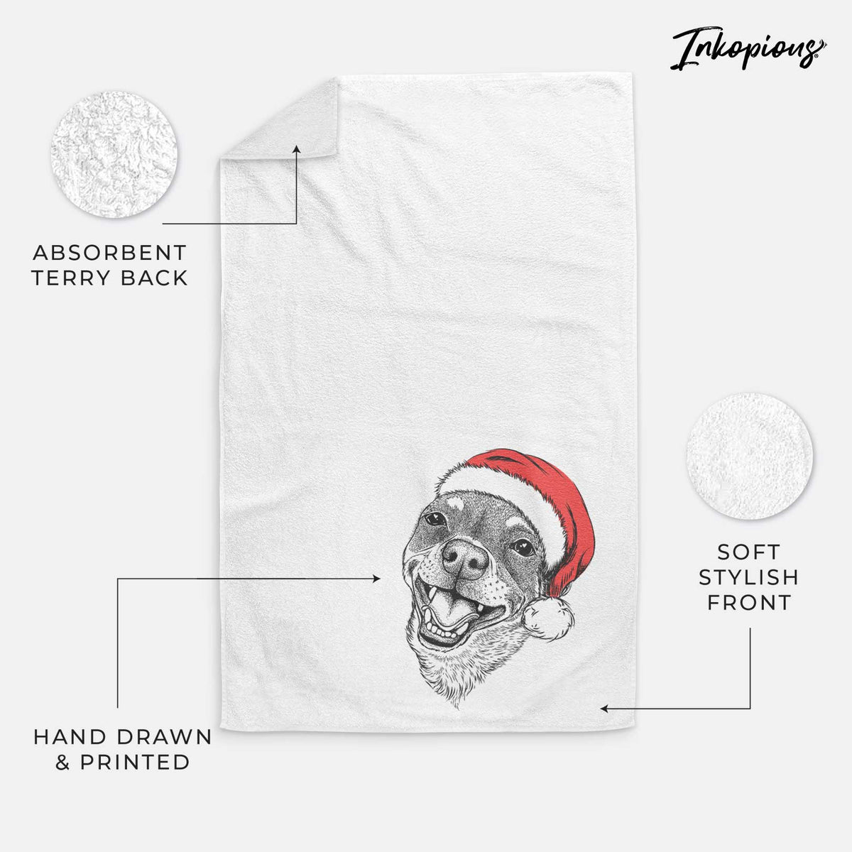 Boss the Chihuahua Decorative Hand Towel