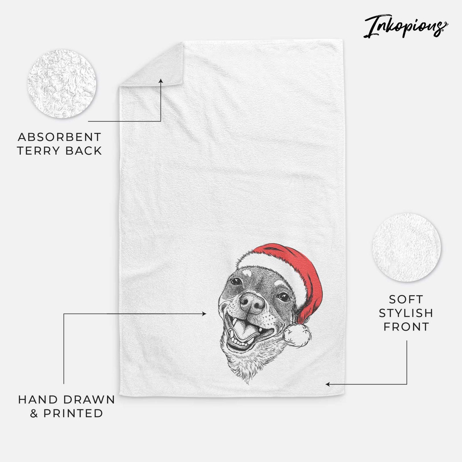 Boss the Chihuahua Decorative Hand Towel