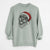 Santa Boss the Chihuahua - Unisex Pigment Dyed Crew Sweatshirt