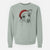 Santa Bosse the Jack Russell Terrier - Unisex Pigment Dyed Crew Sweatshirt