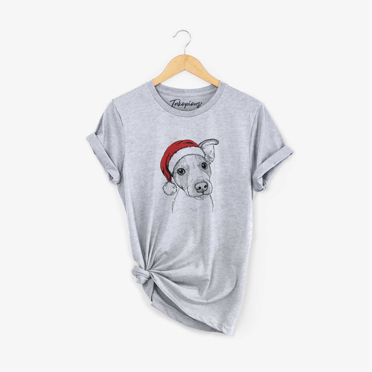 Santa Bosse the Jack Russell Terrier - Unisex Crewneck