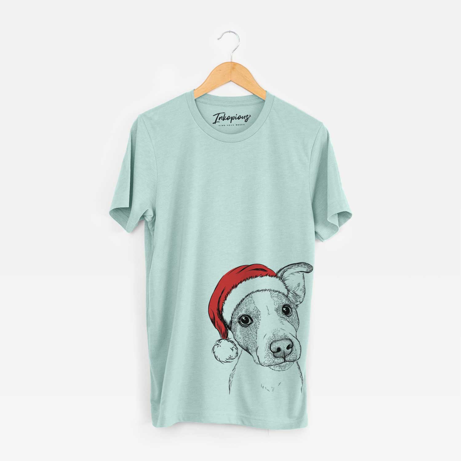 Santa Bosse the Jack Russell Terrier - Unisex Crewneck