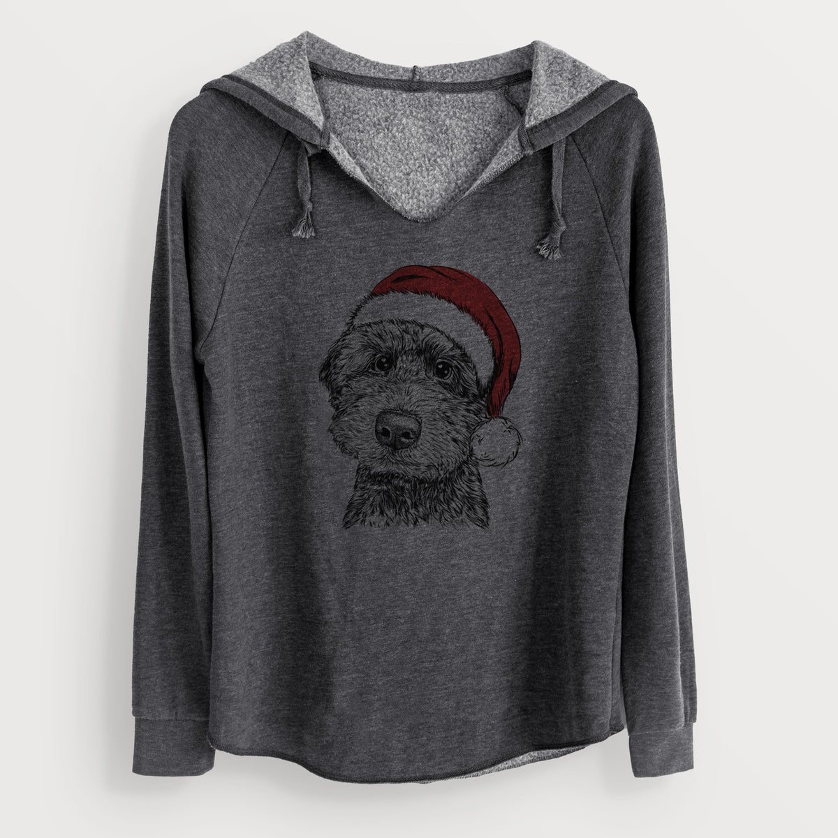 Santa Bowser the Whoodle - Cali Wave Hooded Sweatshirt