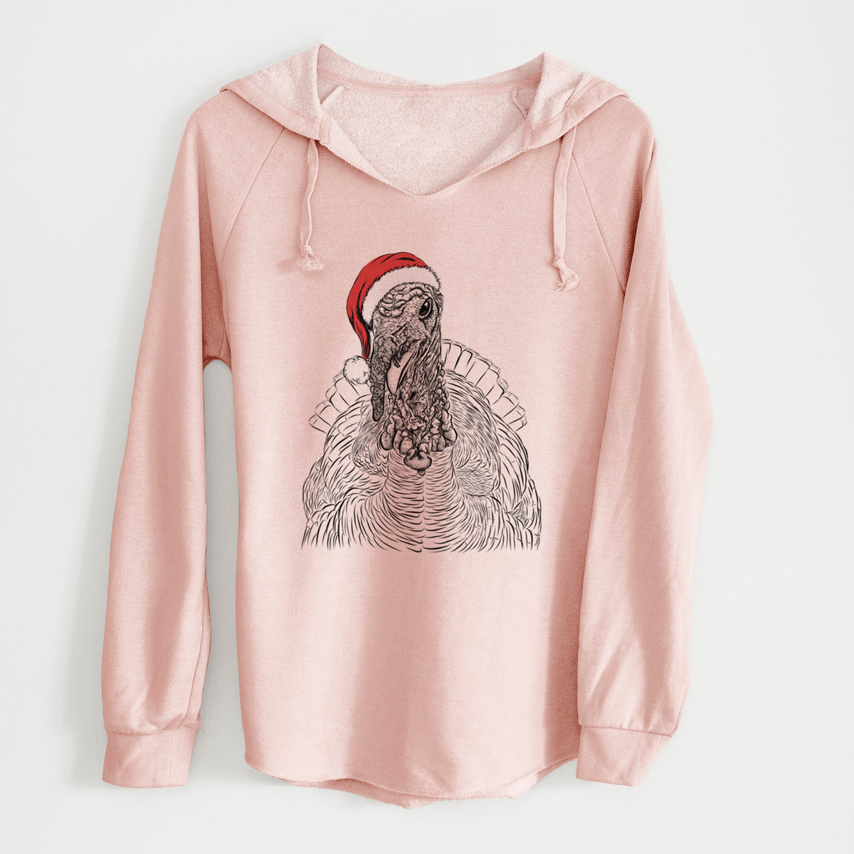 Santa Brady the Turkey - Cali Wave Hooded Sweatshirt