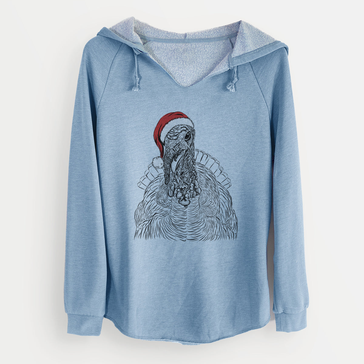 Santa Brady the Turkey - Cali Wave Hooded Sweatshirt