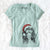 Santa Brandy the Cavalier King Charles Spaniel - Women's V-neck Shirt