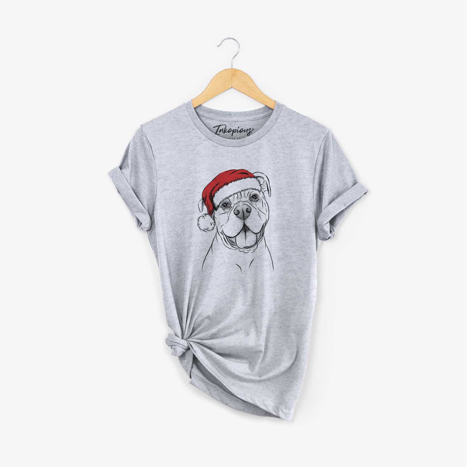 Santa Bravo the Bulldog Mix - Unisex Crewneck