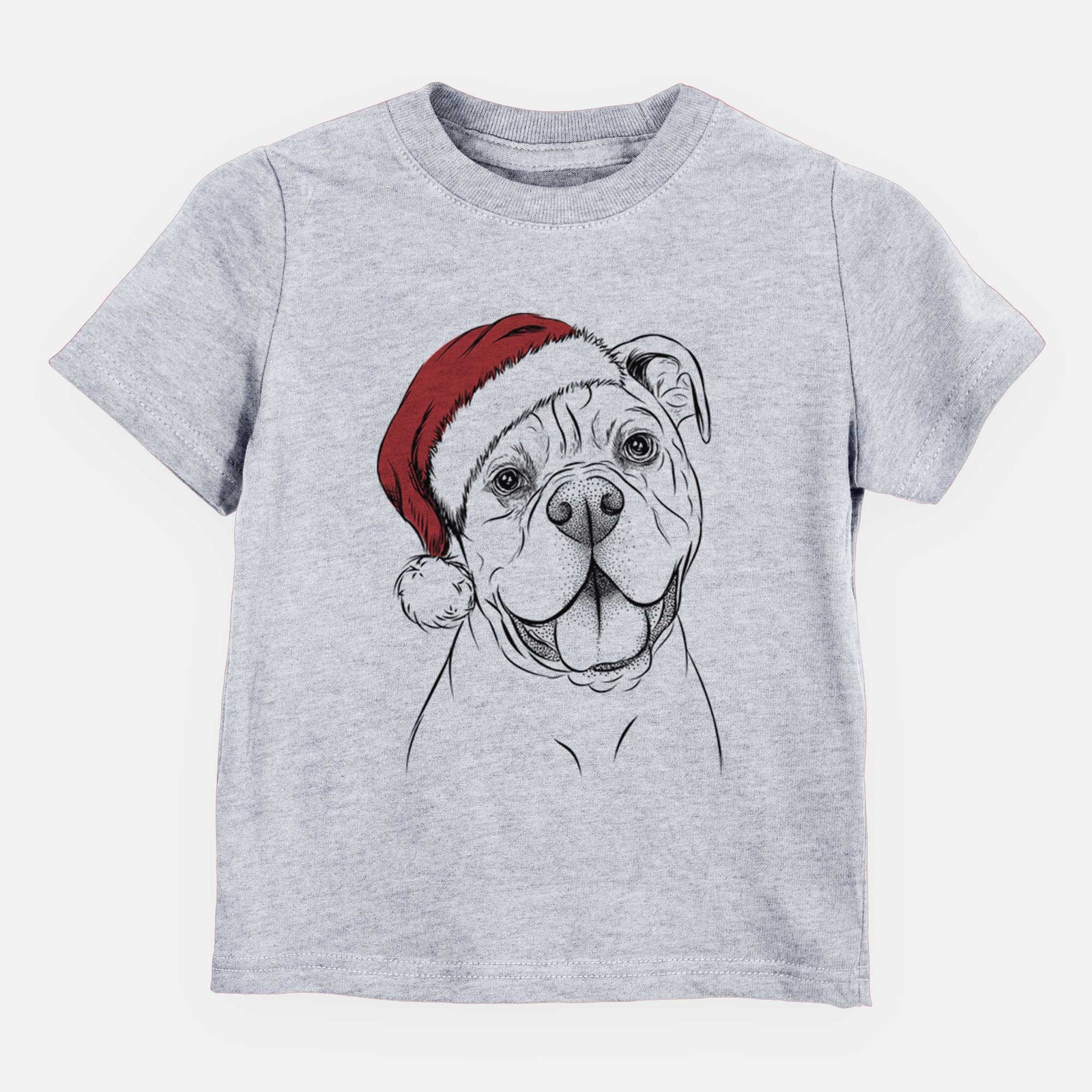 Santa Bravo the Bulldog Mix - Kids/Youth/Toddler Shirt