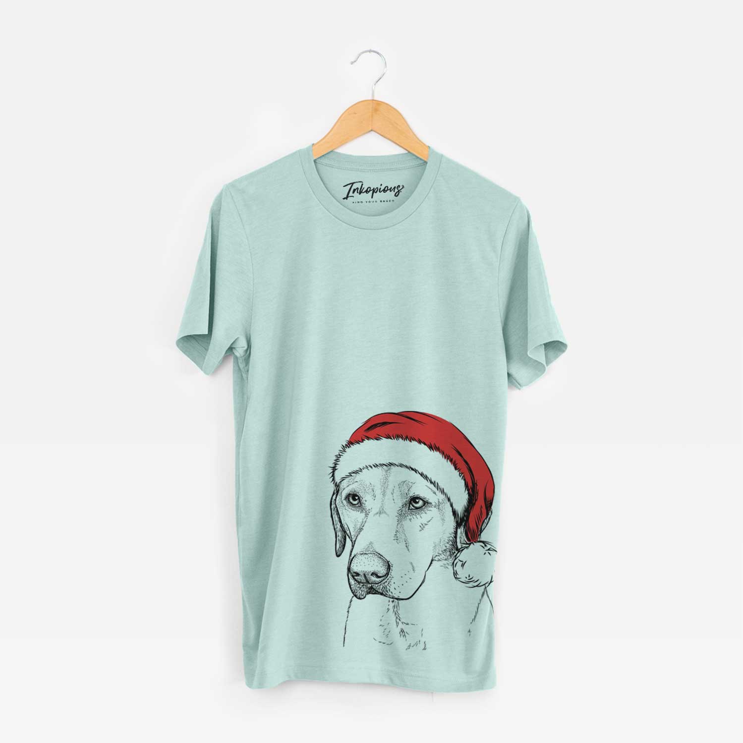 Santa Braxton the Yellow Lab - Unisex Crewneck