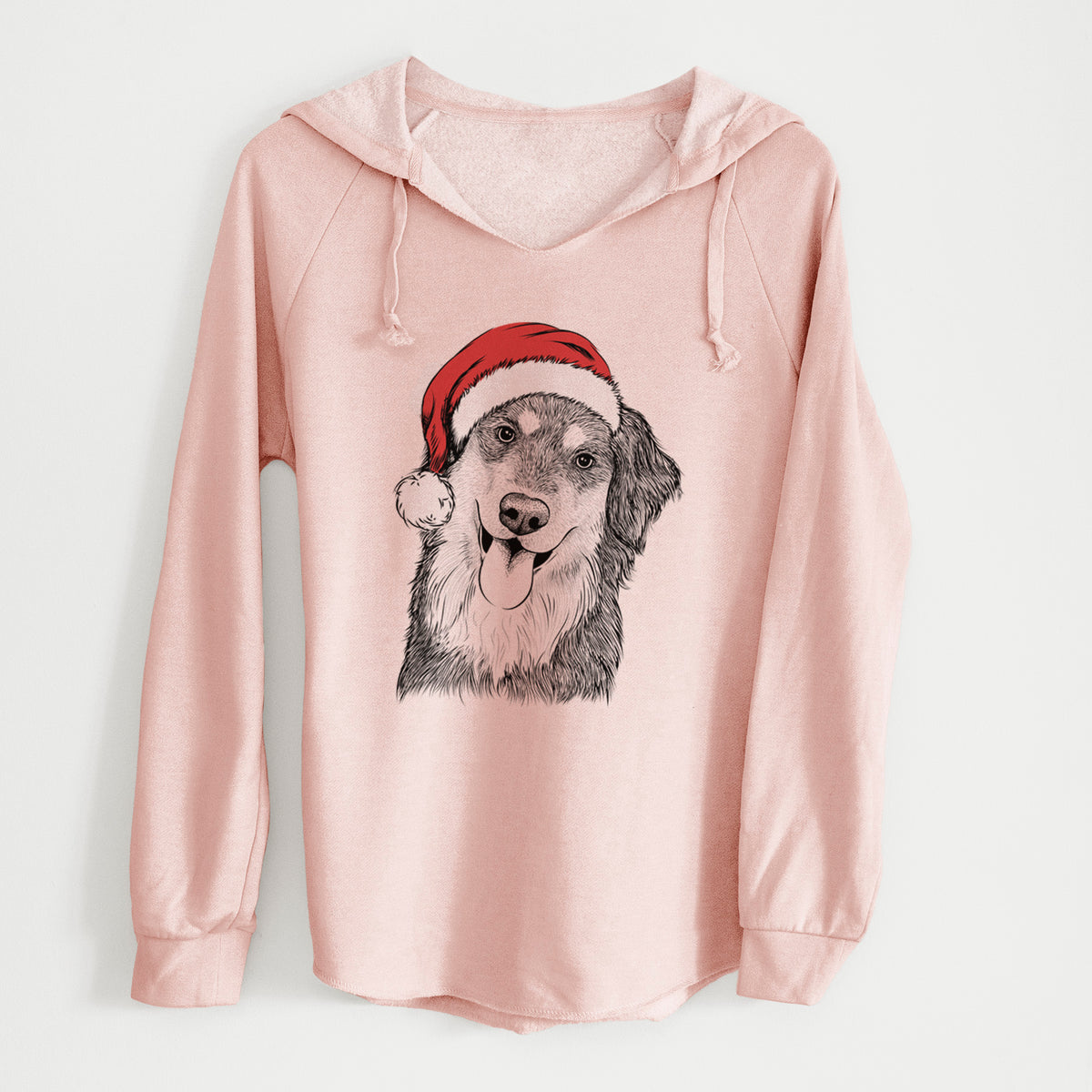 Santa Brodie the Golden Aussie - Cali Wave Hooded Sweatshirt