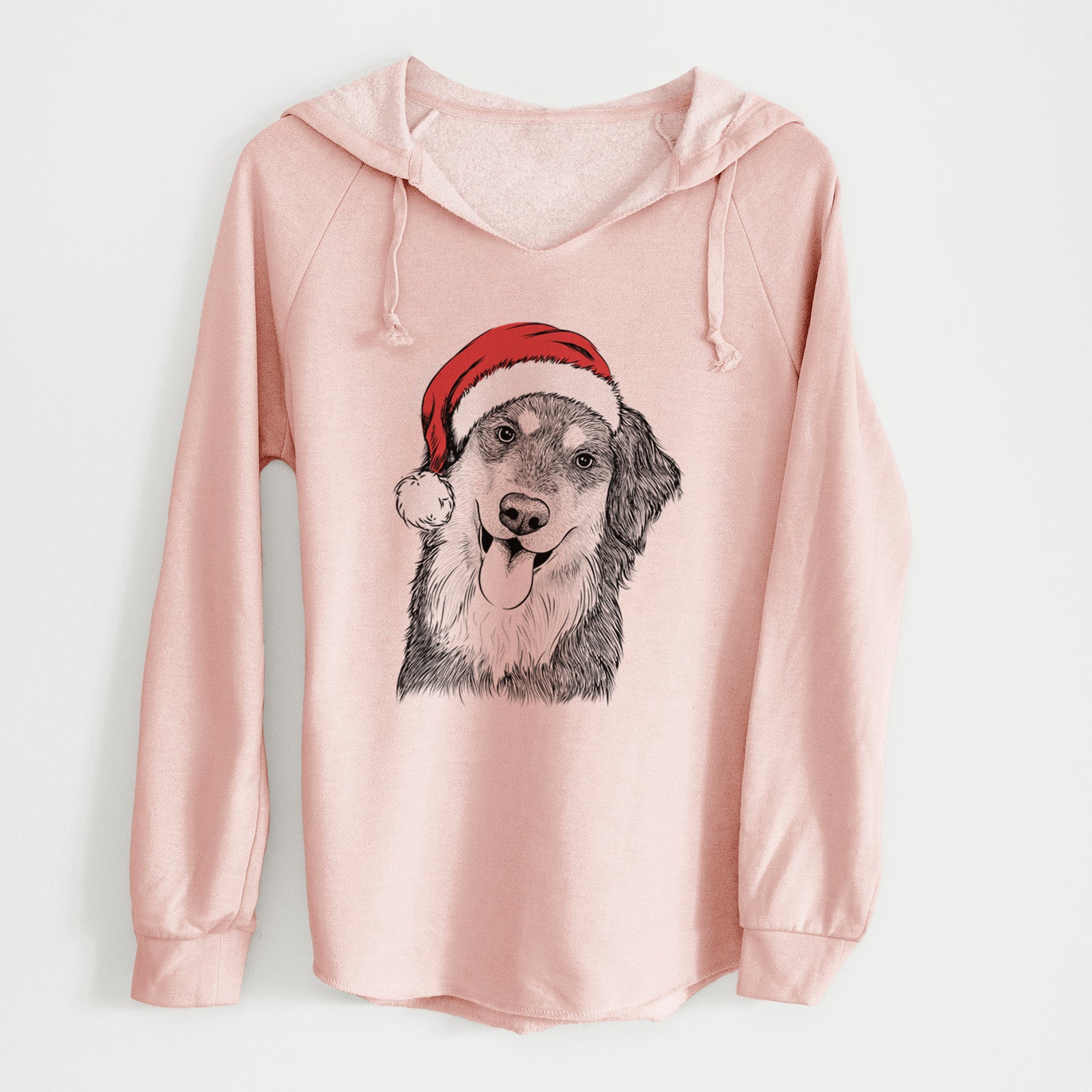 Santa Brodie the Golden Aussie - Cali Wave Hooded Sweatshirt