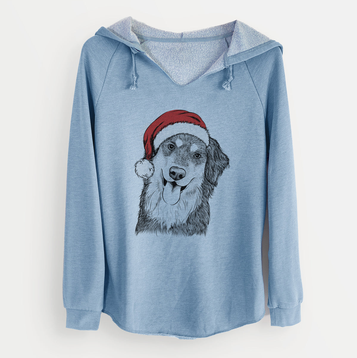 Santa Brodie the Golden Aussie - Cali Wave Hooded Sweatshirt