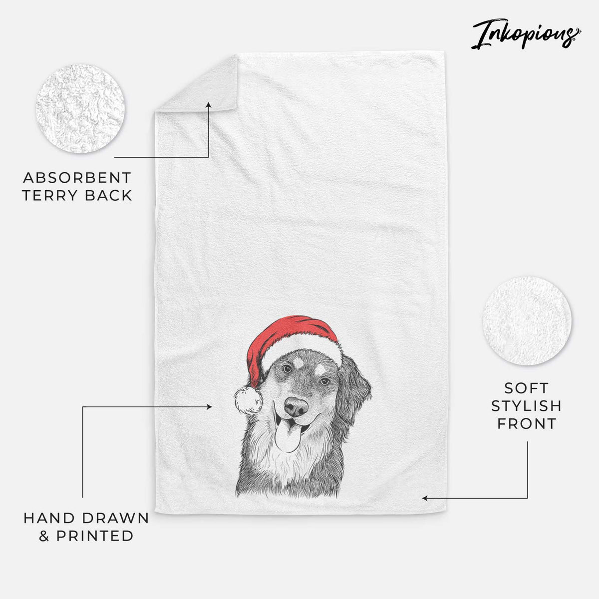 Brodie the Golden Aussie Decorative Hand Towel