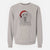 Santa Brody the Old English Sheepdog - Unisex Pigment Dyed Crew Sweatshirt