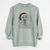 Santa Brody the Old English Sheepdog - Unisex Pigment Dyed Crew Sweatshirt