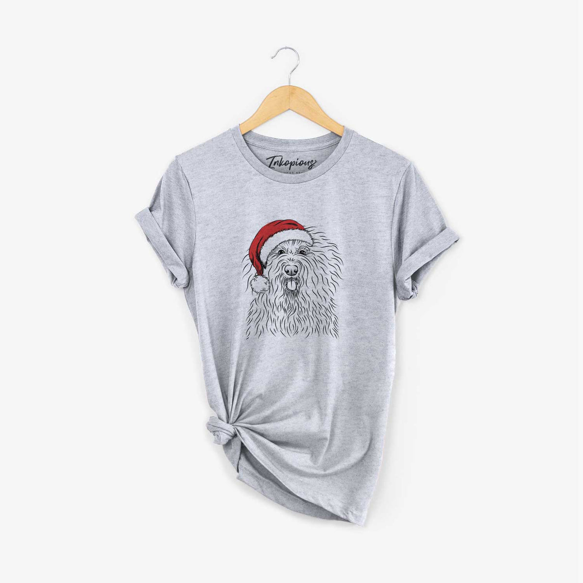 Santa Brody the Old English Sheepdog - Unisex Crewneck