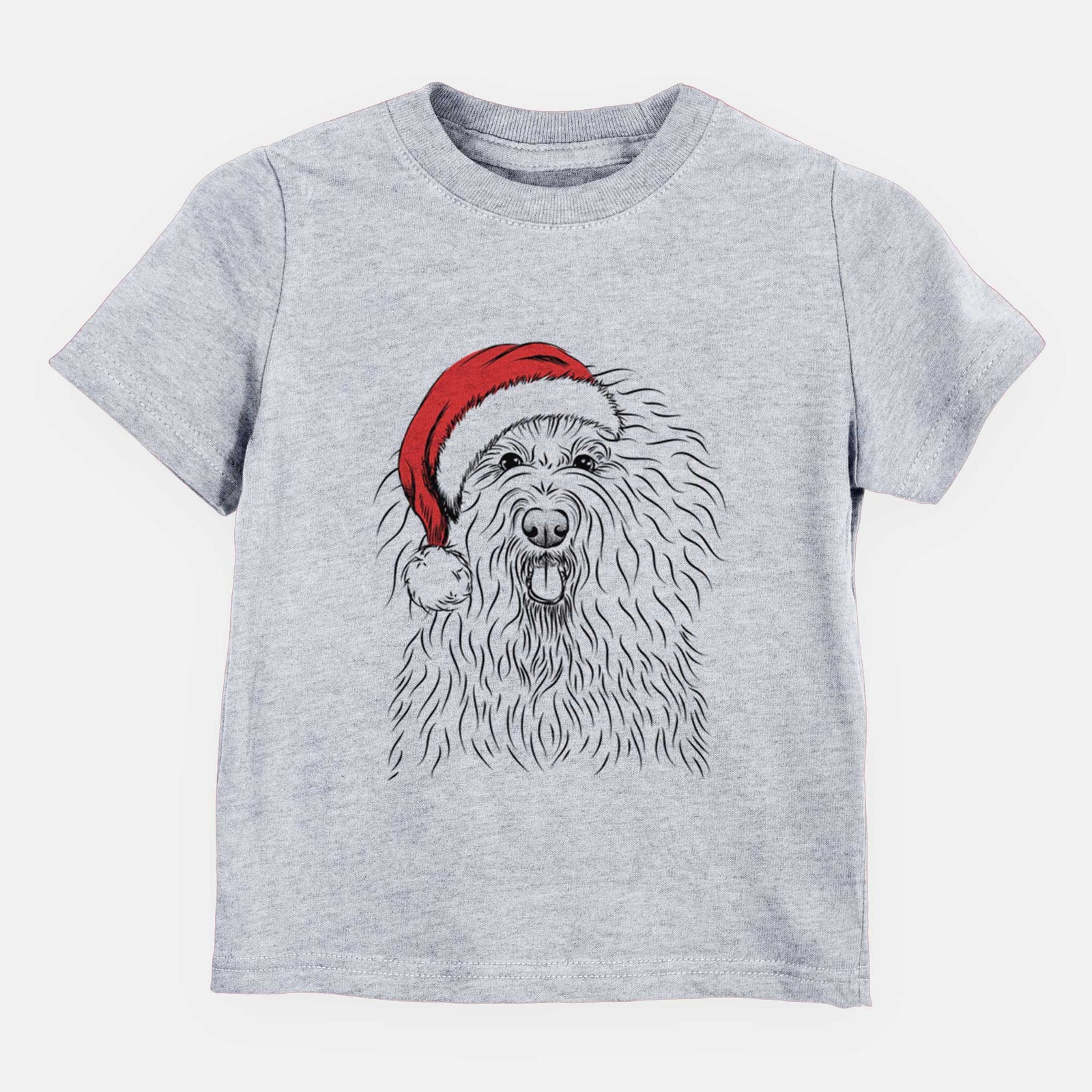 Santa Brody the Old English Sheepdog - Kids/Youth/Toddler Shirt