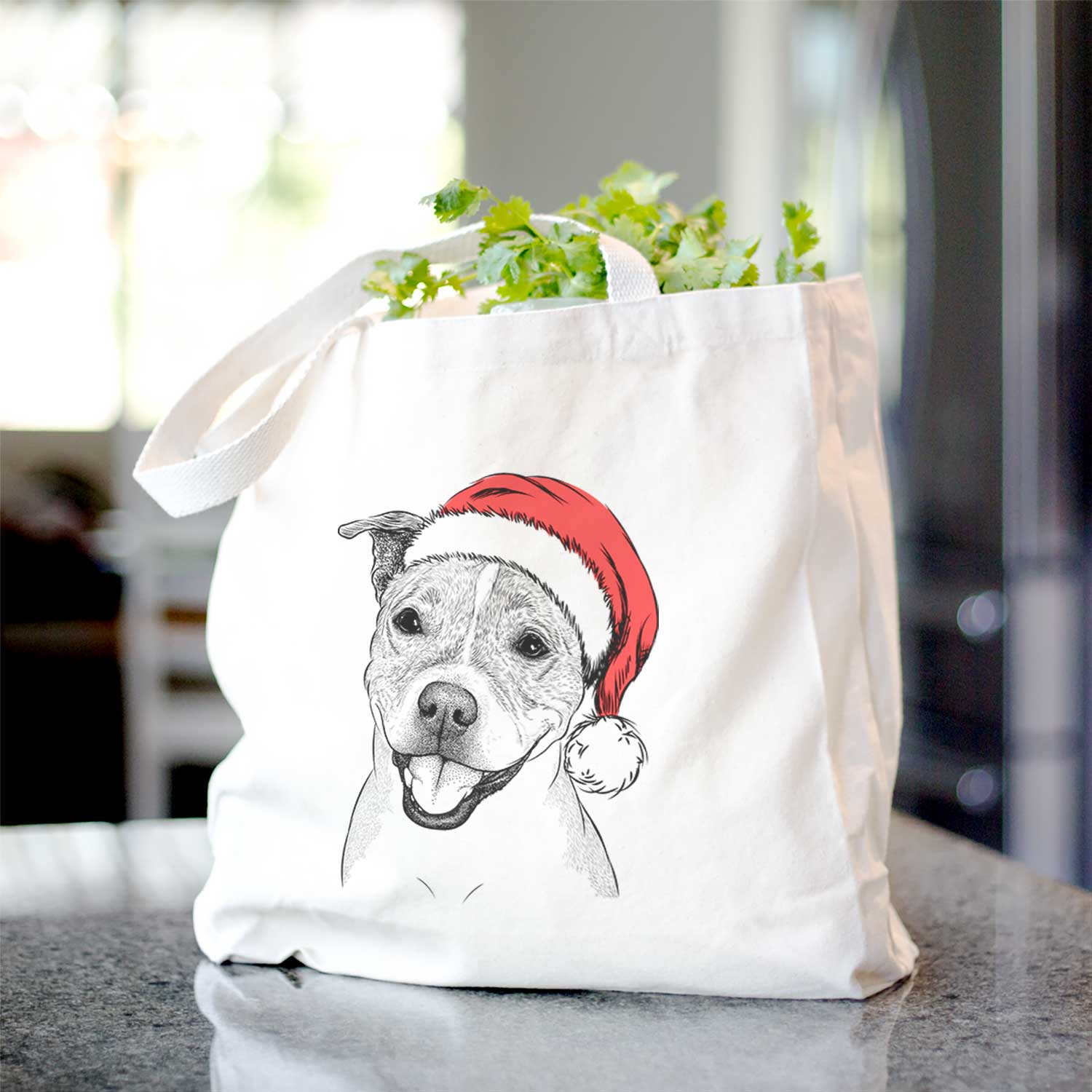 BrookLyn the Staffordshire Bull Terrier - Tote Bag