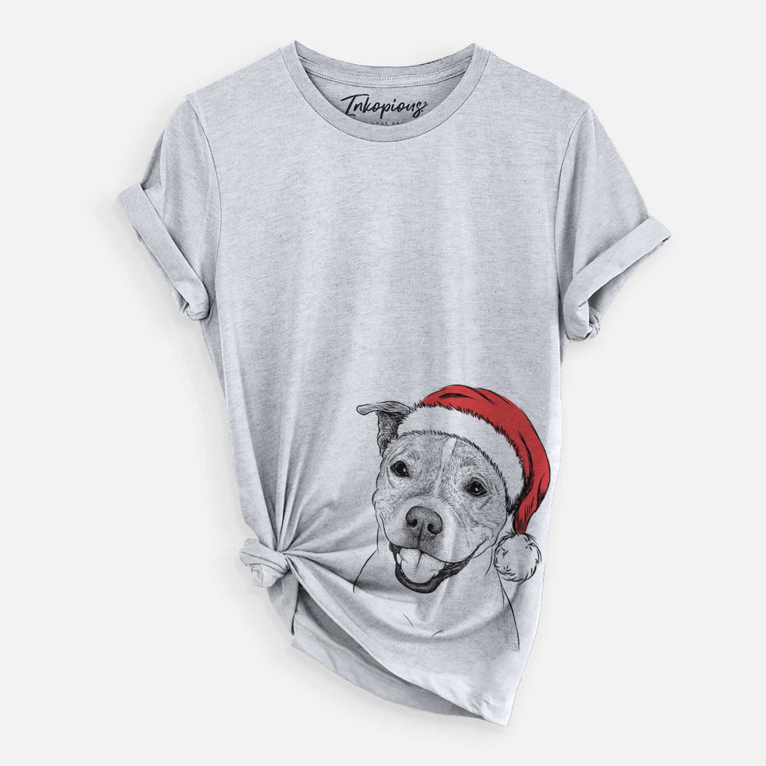 Santa BrookLyn the Staffordshire Bull Terrier - Unisex Crewneck