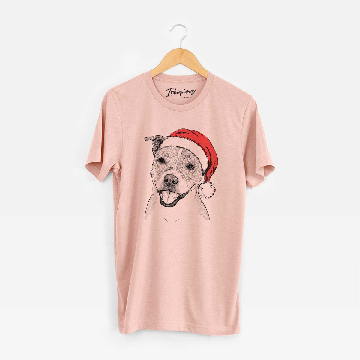 Santa BrookLyn the Staffordshire Bull Terrier - Unisex Crewneck