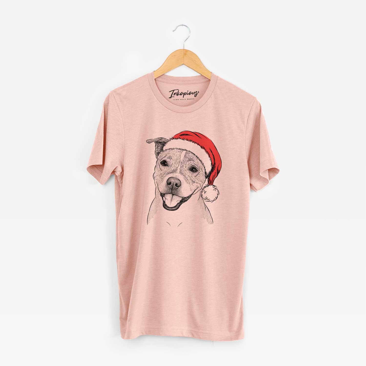 Santa BrookLyn the Staffordshire Bull Terrier - Unisex Crewneck