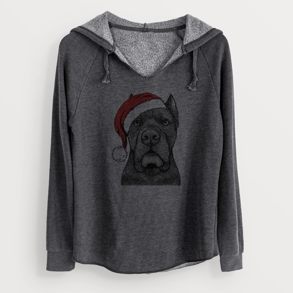 Santa Bruno the Cane Corso - Cali Wave Hooded Sweatshirt