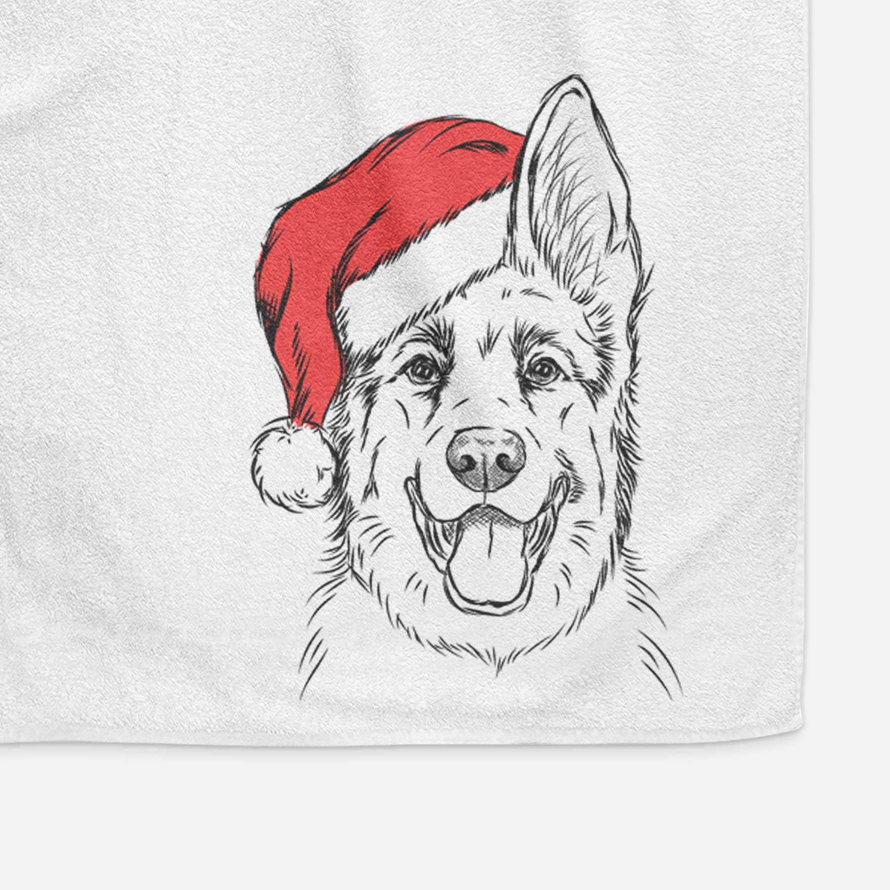 Brutus the German Shepherd Decorative Hand Towel