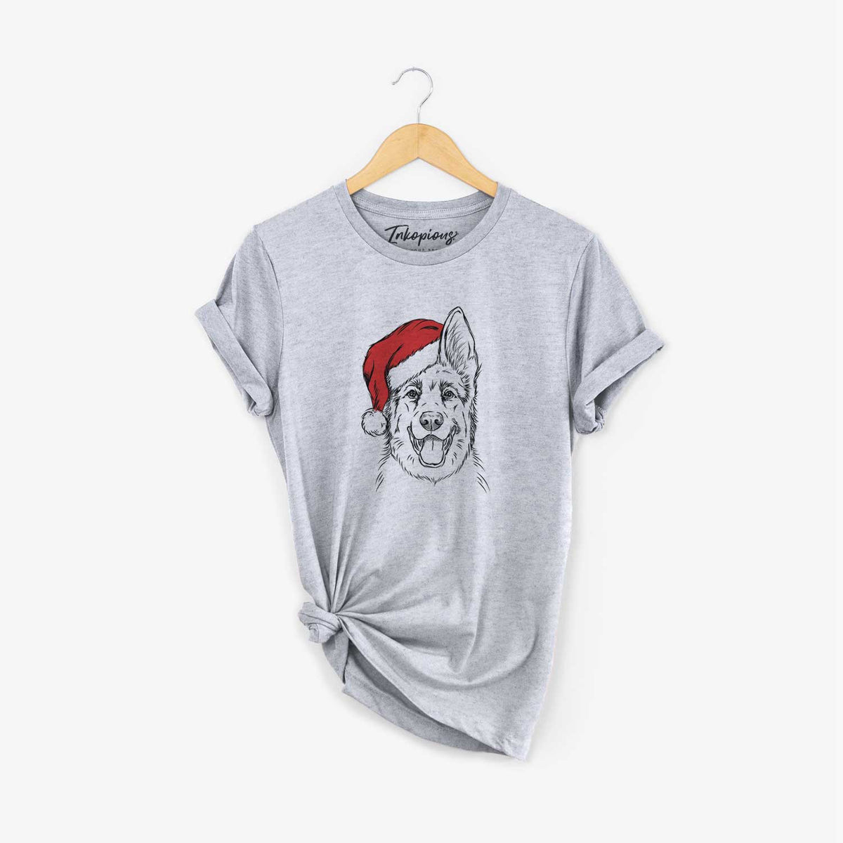 Santa Brutus the German Shepherd - Unisex Crewneck