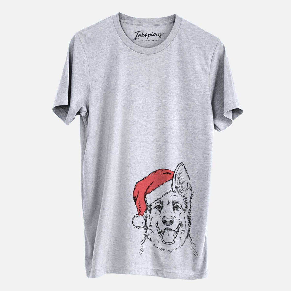 Santa Brutus the German Shepherd - Unisex Crewneck