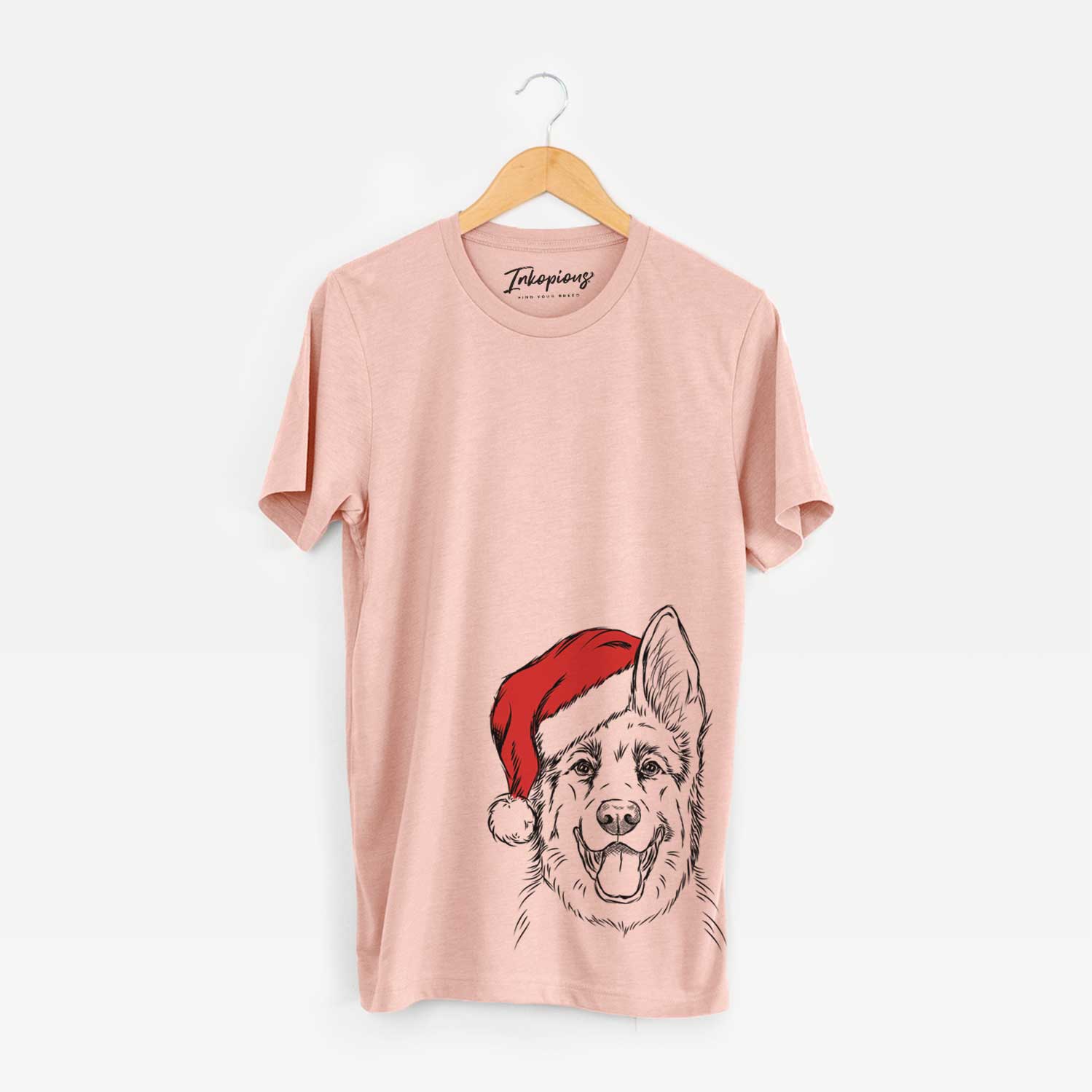 Santa Brutus the German Shepherd - Unisex Crewneck