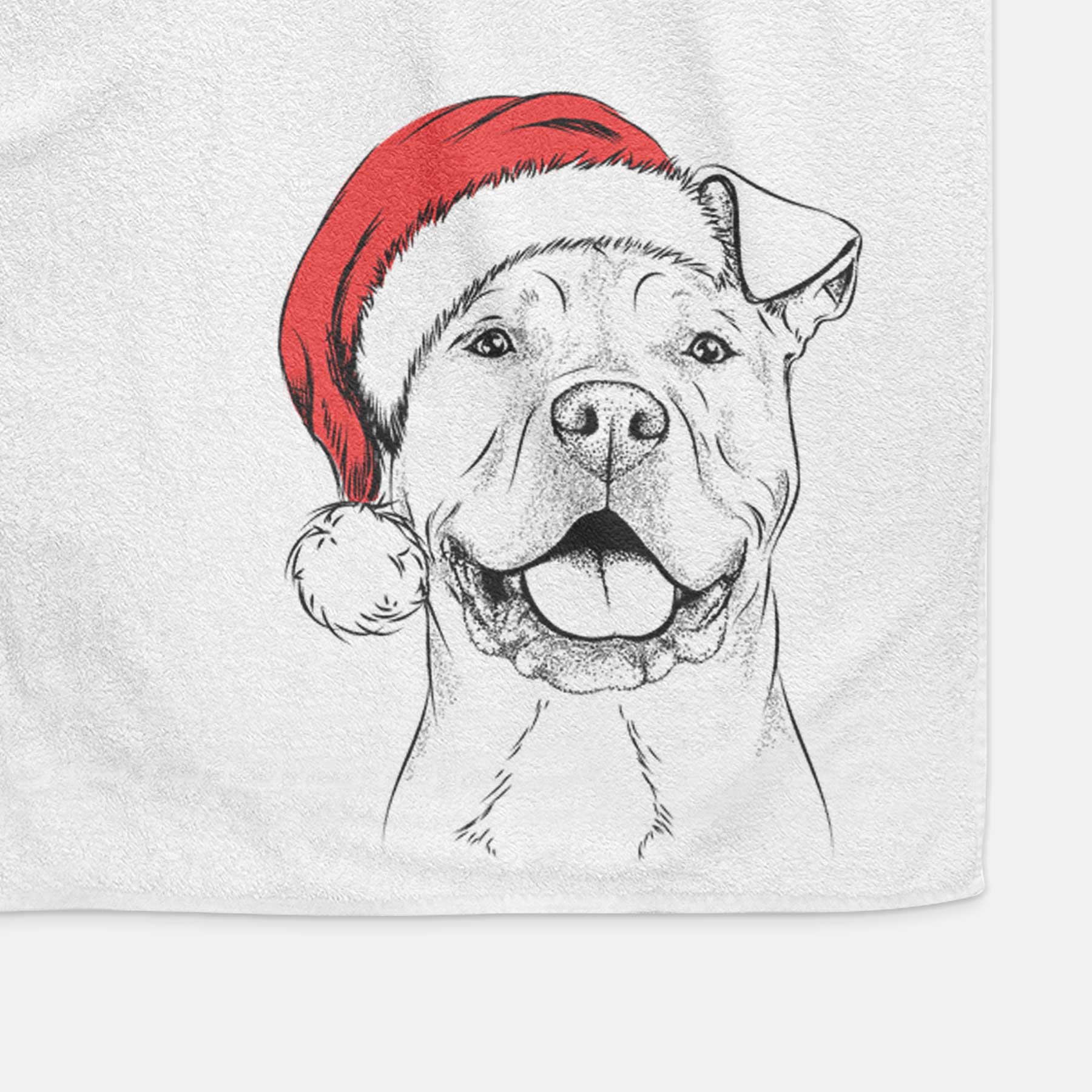 Bubba Scraps the American Staffordshire Mix Decorative Hand Towel