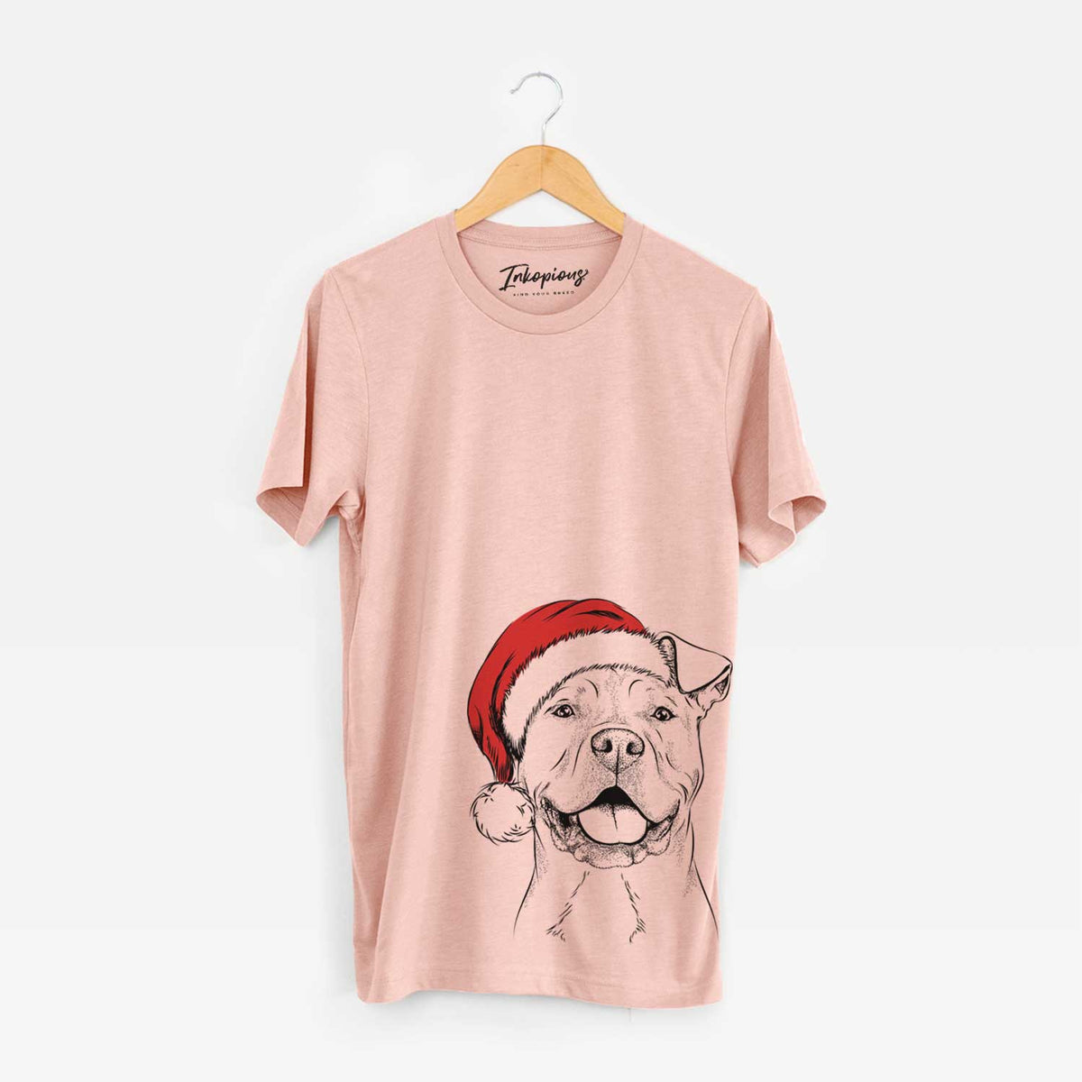 Santa Bubba Scraps the American Staffordshire Mix - Unisex Crewneck