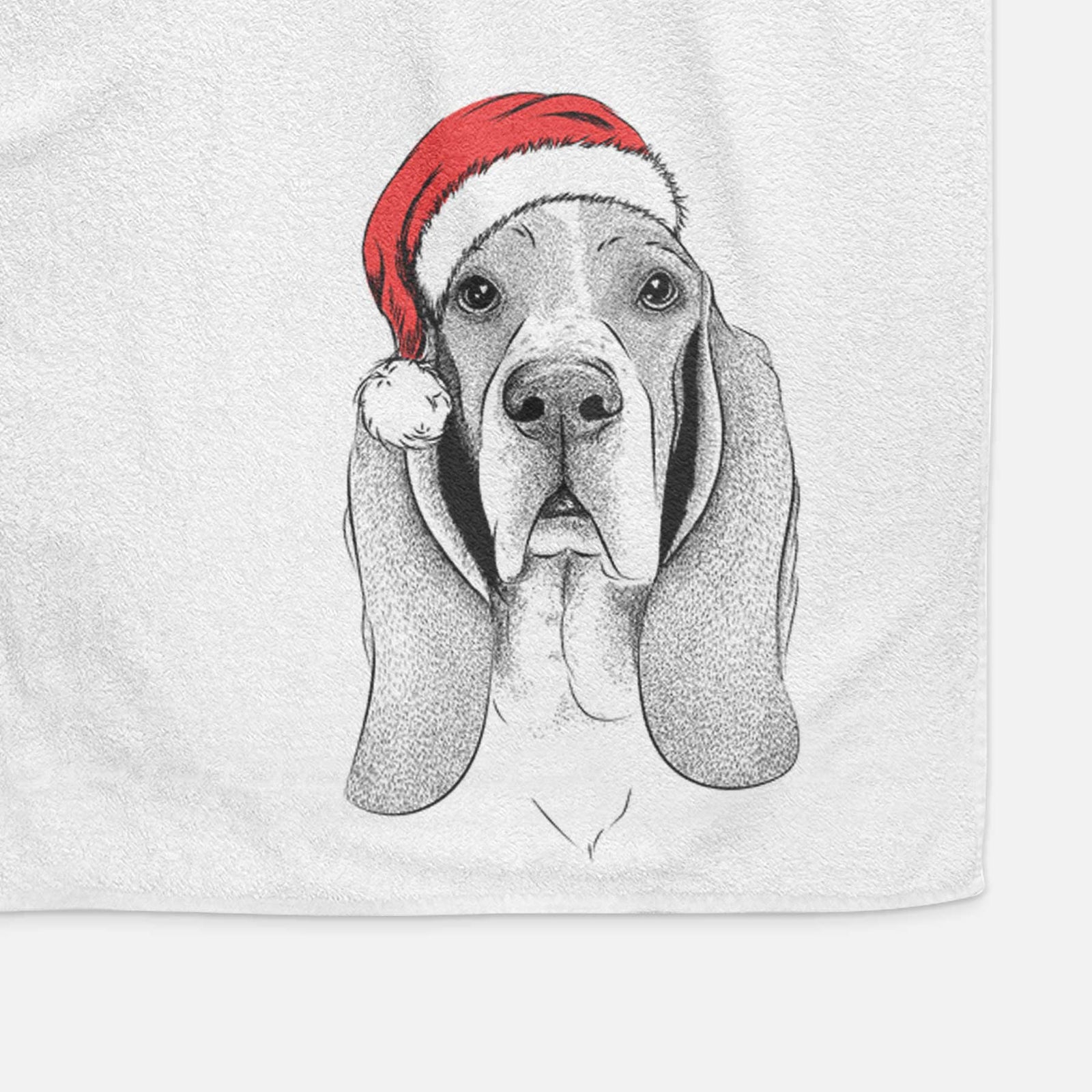 Buckley the Basset Hound Decorative Hand Towel