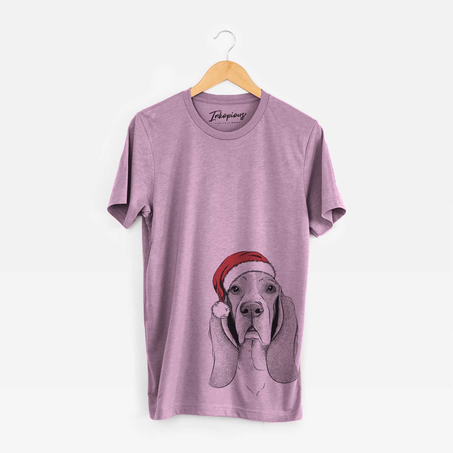 Santa Buckley the Basset Hound - Unisex Crewneck