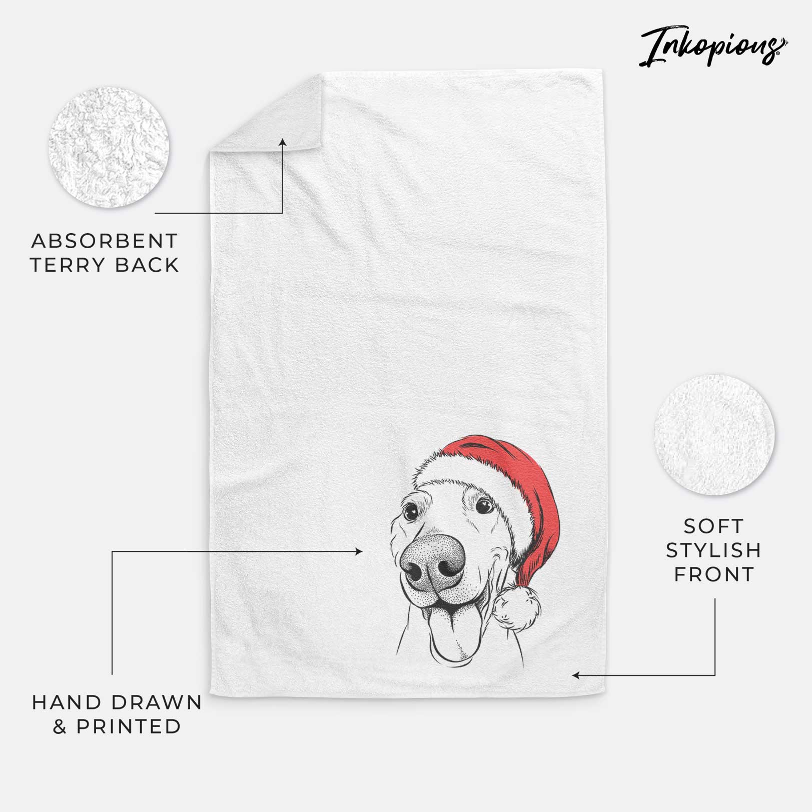 Buddy the Buddy the Sato / American Village Dog Decorative Hand Towel