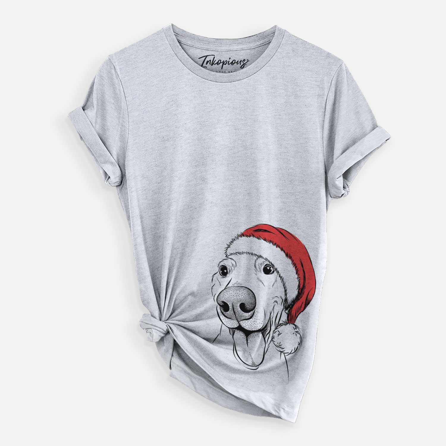 Santa Buddy the Buddy the Sato / American Village Dog - Unisex Crewneck