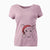 Santa Buff the Dorgi - Women's V-neck Shirt