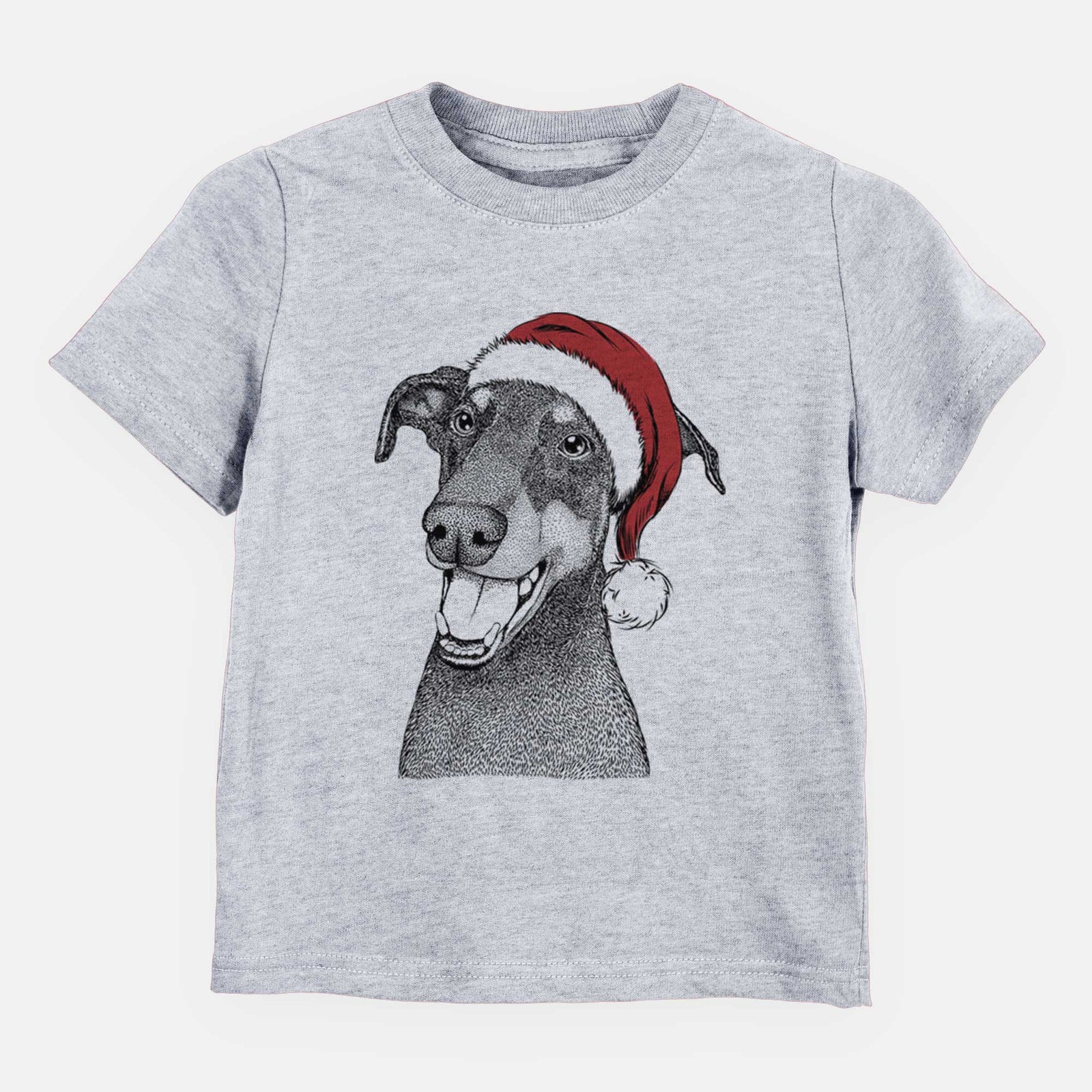 Santa Bunnie the Doberman Pinscher - Kids/Youth/Toddler Shirt