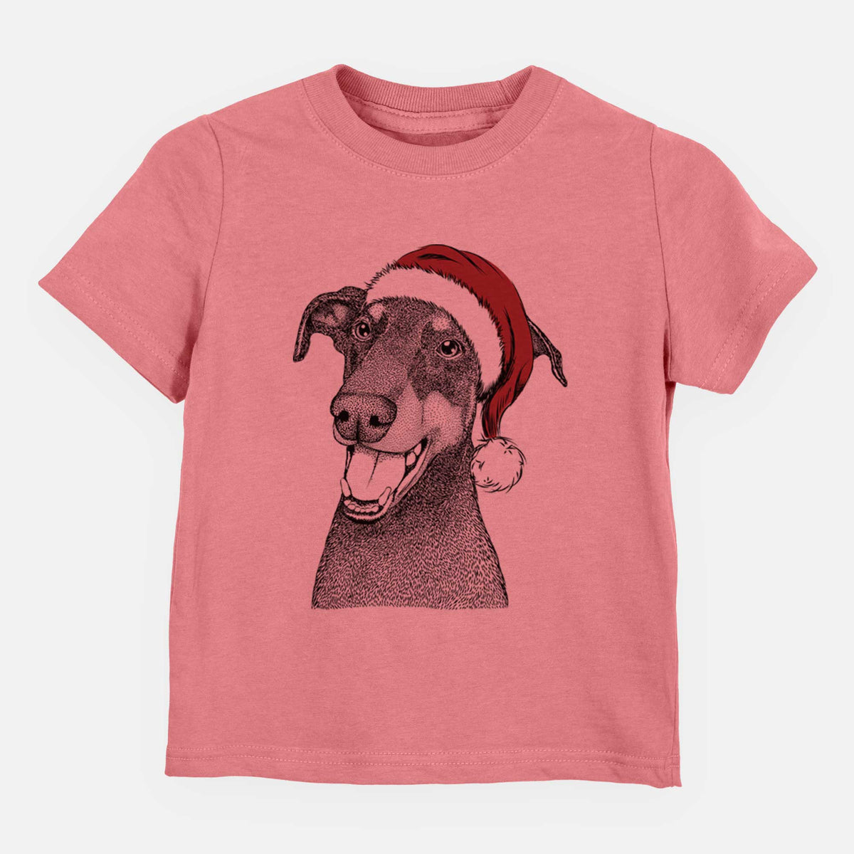 Santa Bunnie the Doberman Pinscher - Kids/Youth/Toddler Shirt