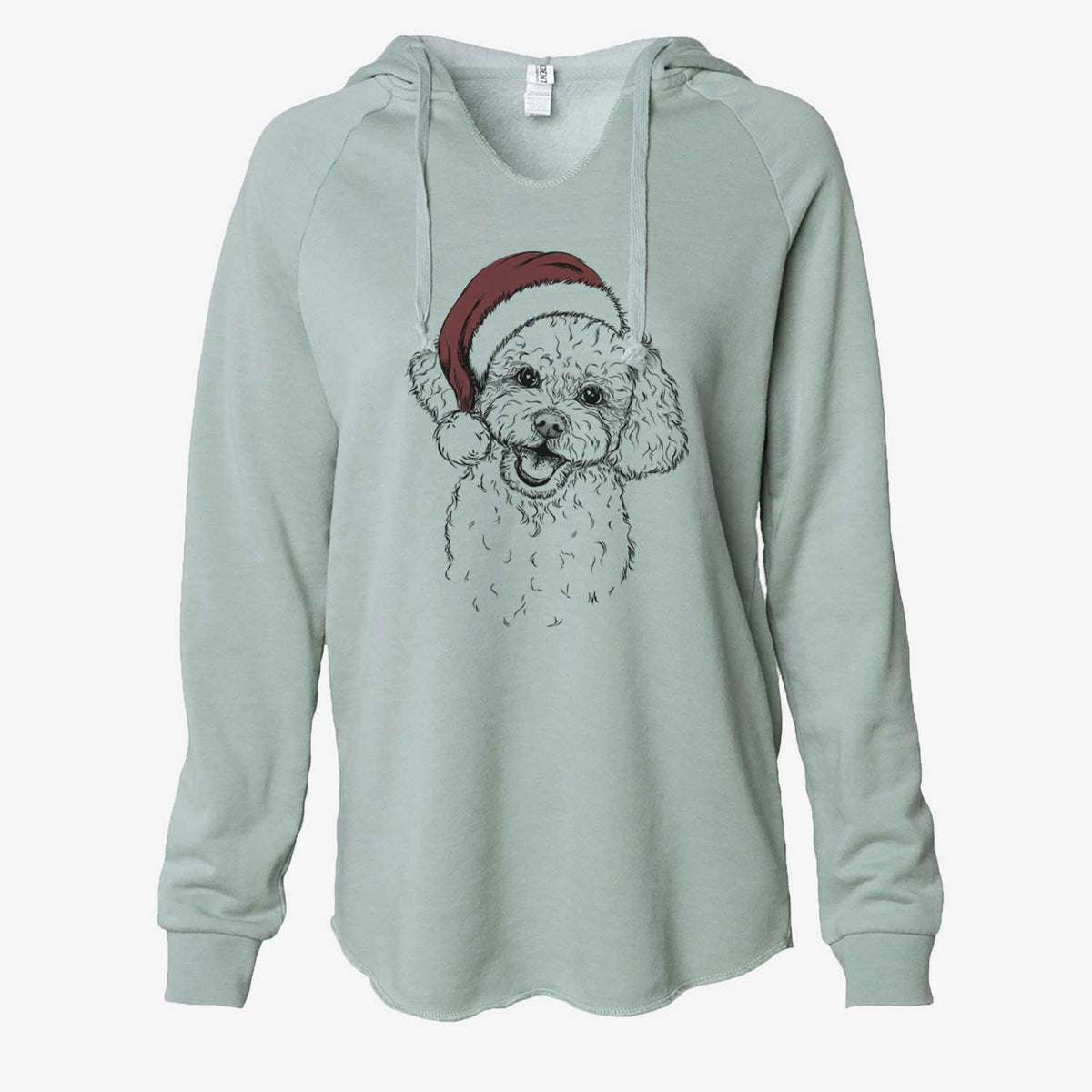 Caesar the Bichon Frise - Cali Wave Hooded Sweatshirt