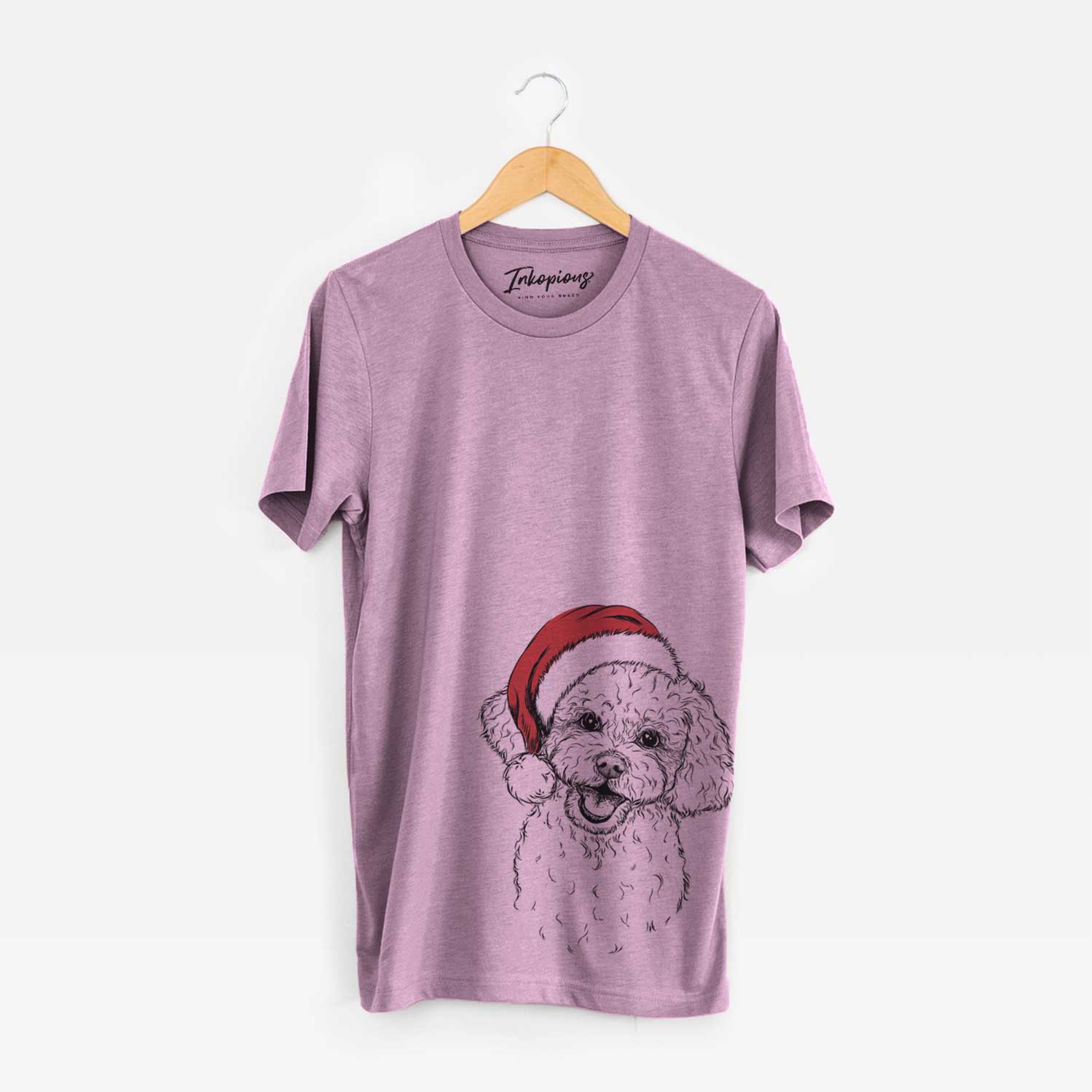 Santa Caesar the Bichon Frise - Unisex Crewneck