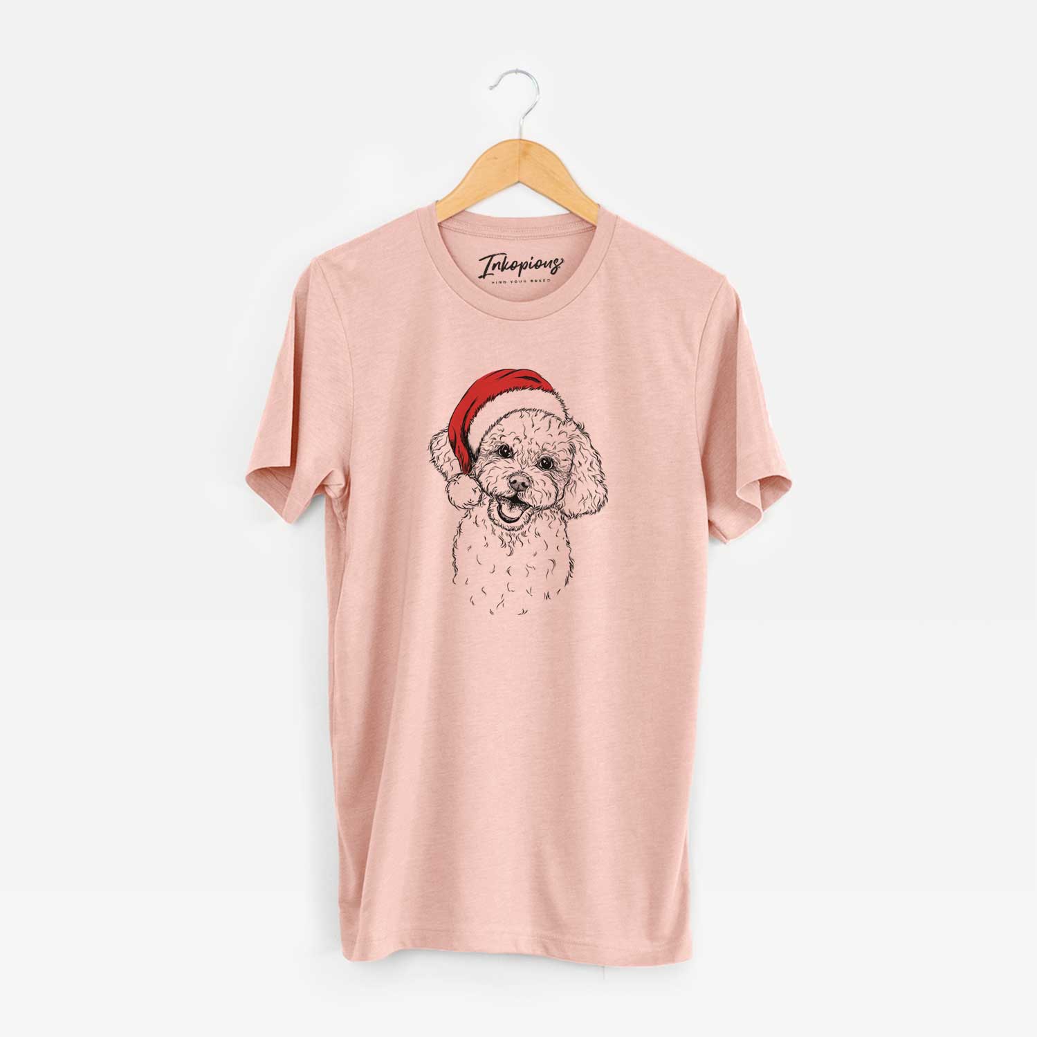 Santa Caesar the Bichon Frise - Unisex Crewneck