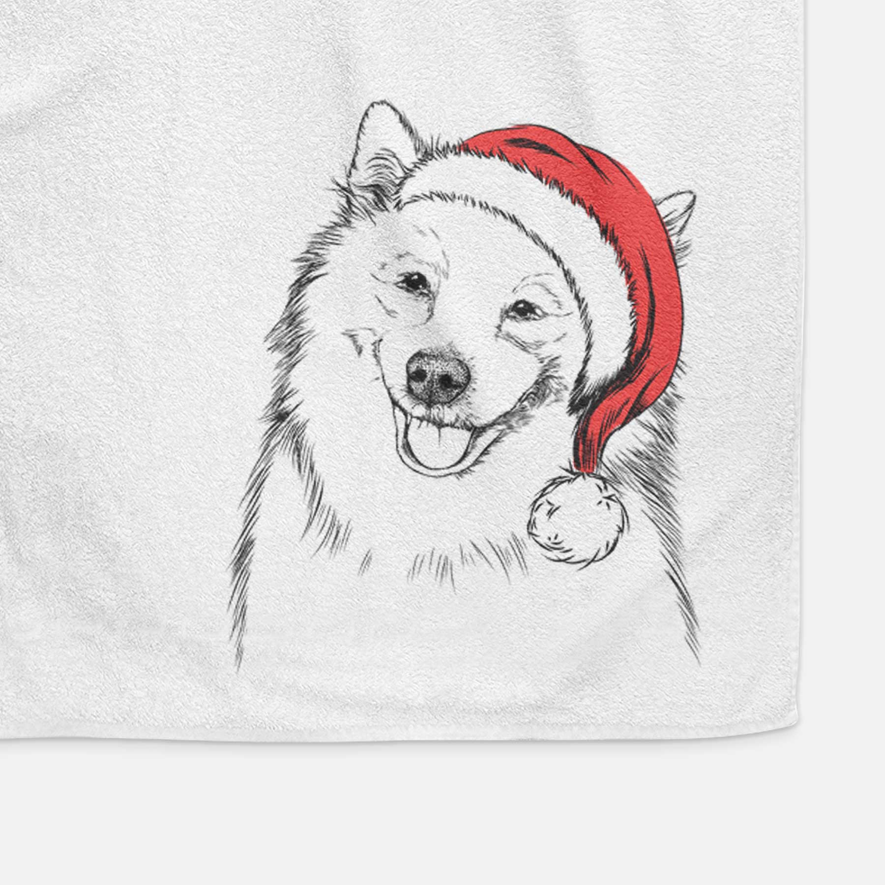 Caico the Samoyed Decorative Hand Towel