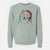 Santa Caico the Samoyed - Unisex Pigment Dyed Crew Sweatshirt