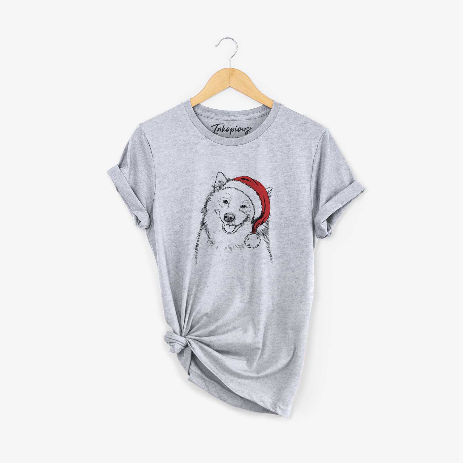 Santa Caico the Samoyed - Unisex Crewneck