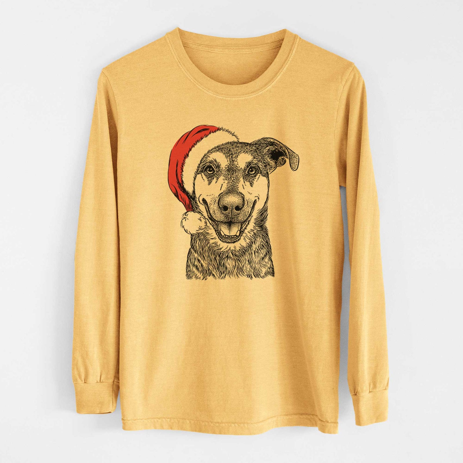Santa Case the Mixed Breed - Heavyweight 100% Cotton Long Sleeve