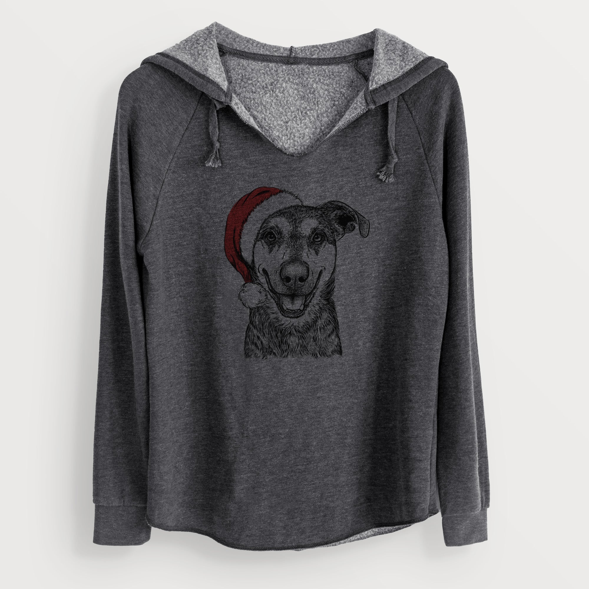 Santa Case the Mixed Breed - Cali Wave Hooded Sweatshirt