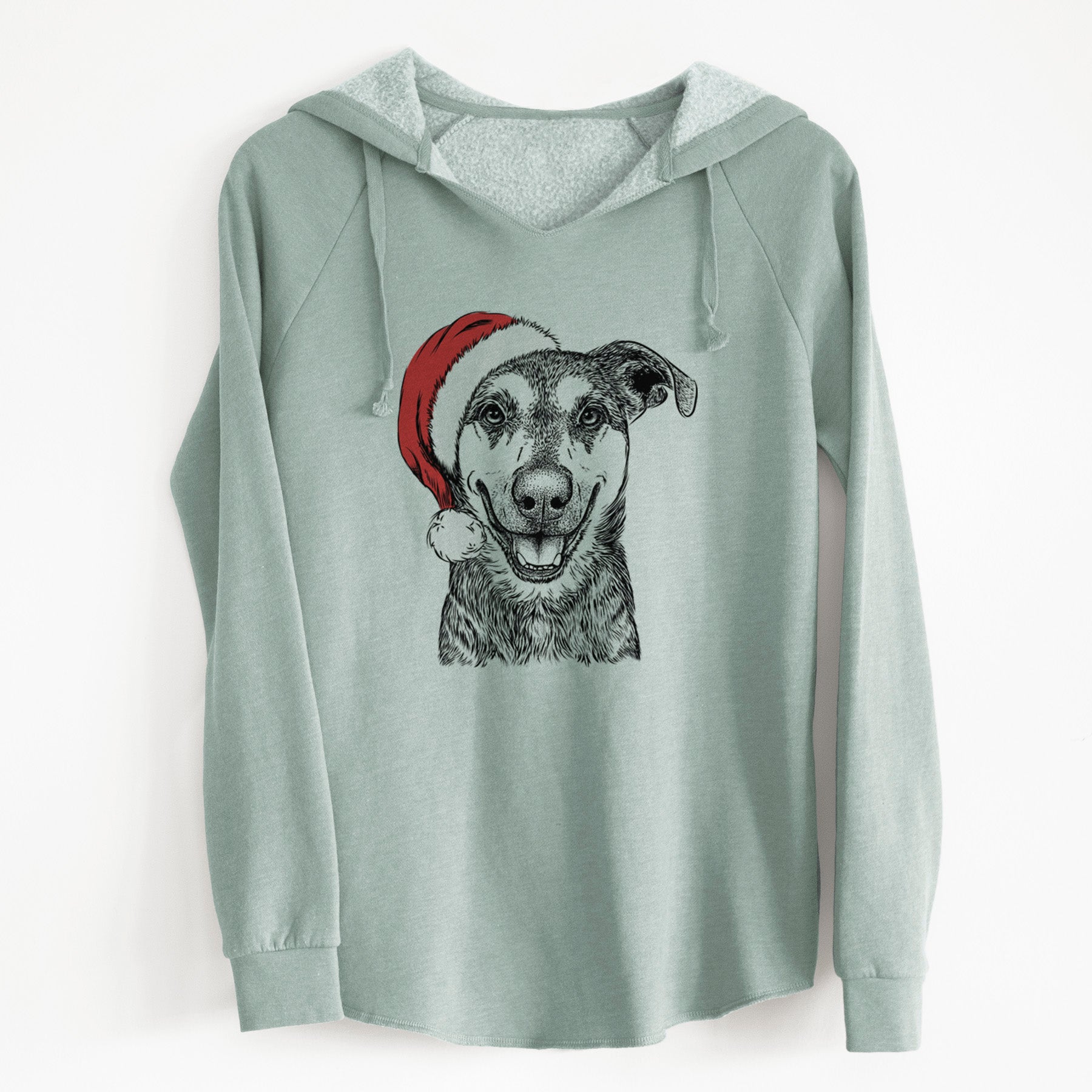 Santa Case the Mixed Breed - Cali Wave Hooded Sweatshirt