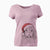 Santa Casey the American Cocker Spaniel - Women's V-neck Shirt