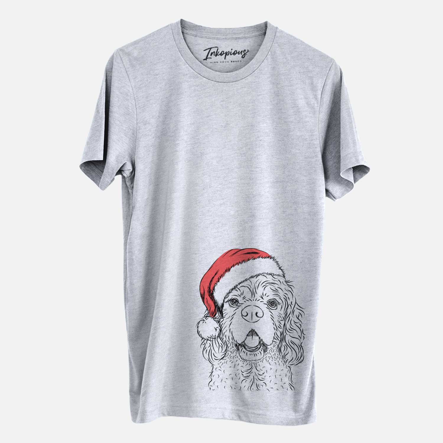 Santa Casey the American Cocker Spaniel - Unisex Crewneck